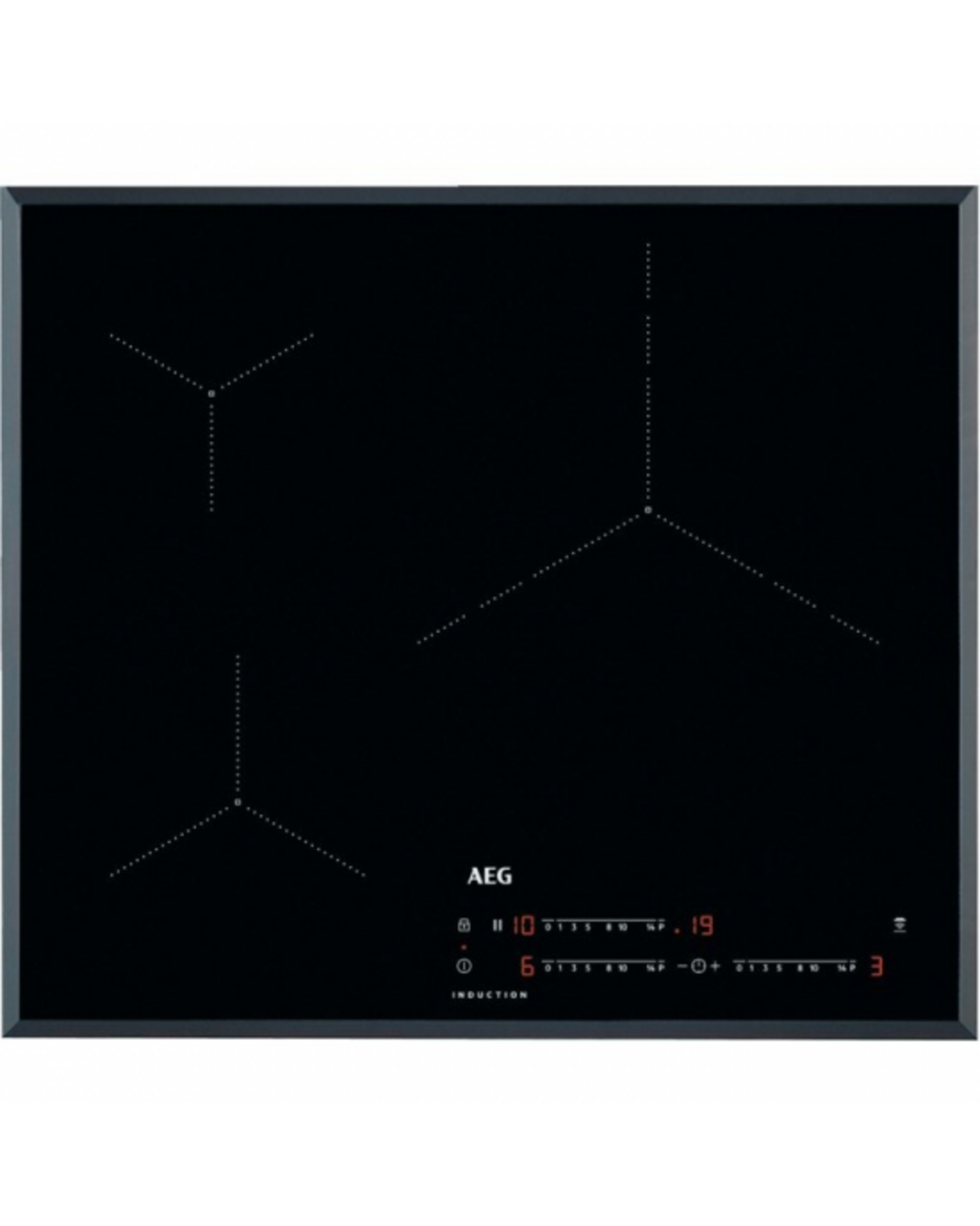 ENCIMERA AEG IKB63435FB, 3 FUEGOS, INDUCCIÓN, 32CM, SLIDER ENCIMERA AEG IKB63435FB, 3 FUEGOS, INDUCCIÓN, 32CM, SLIDER
