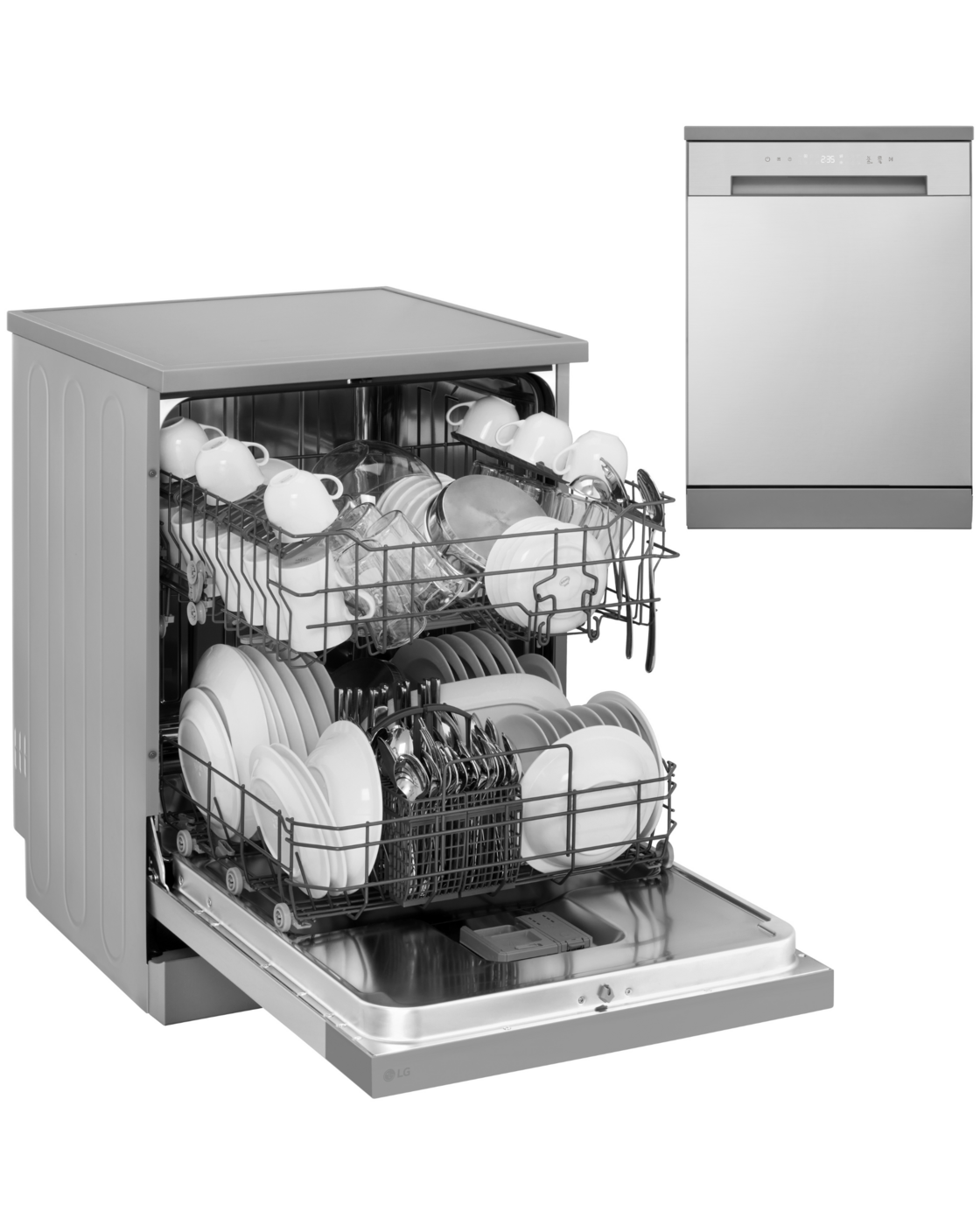 RENTAPLATS LG DF030FL, INOX - E