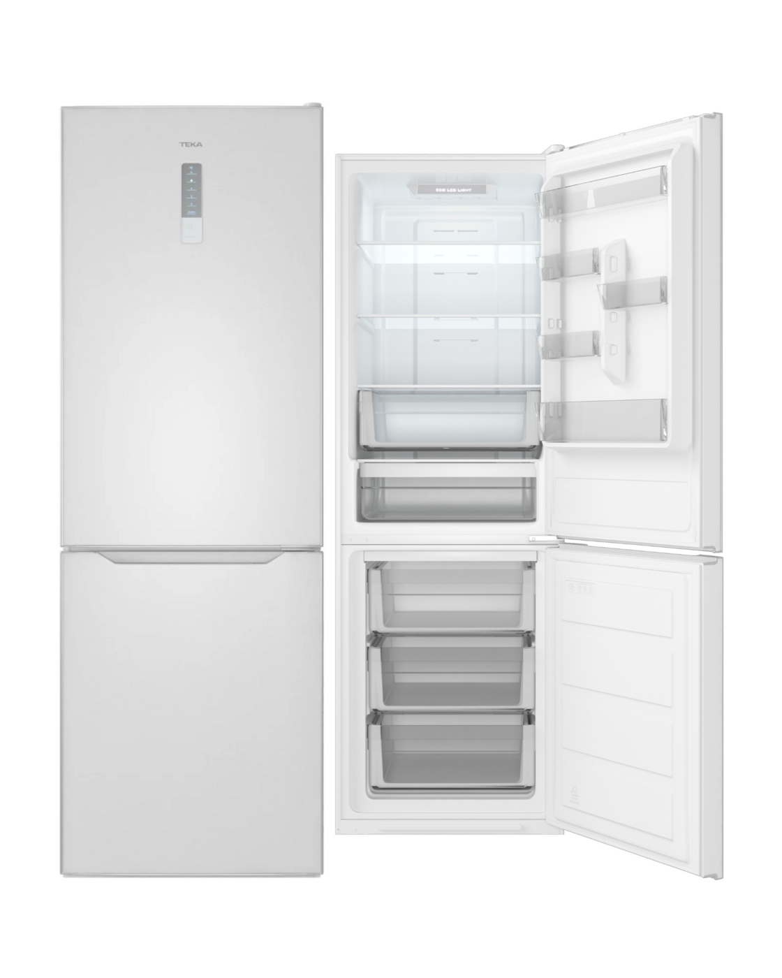 FRIGORÍFICO COMBI TEKA NFL345 BLANCO 188x60 NOFROST DSP 2050- E