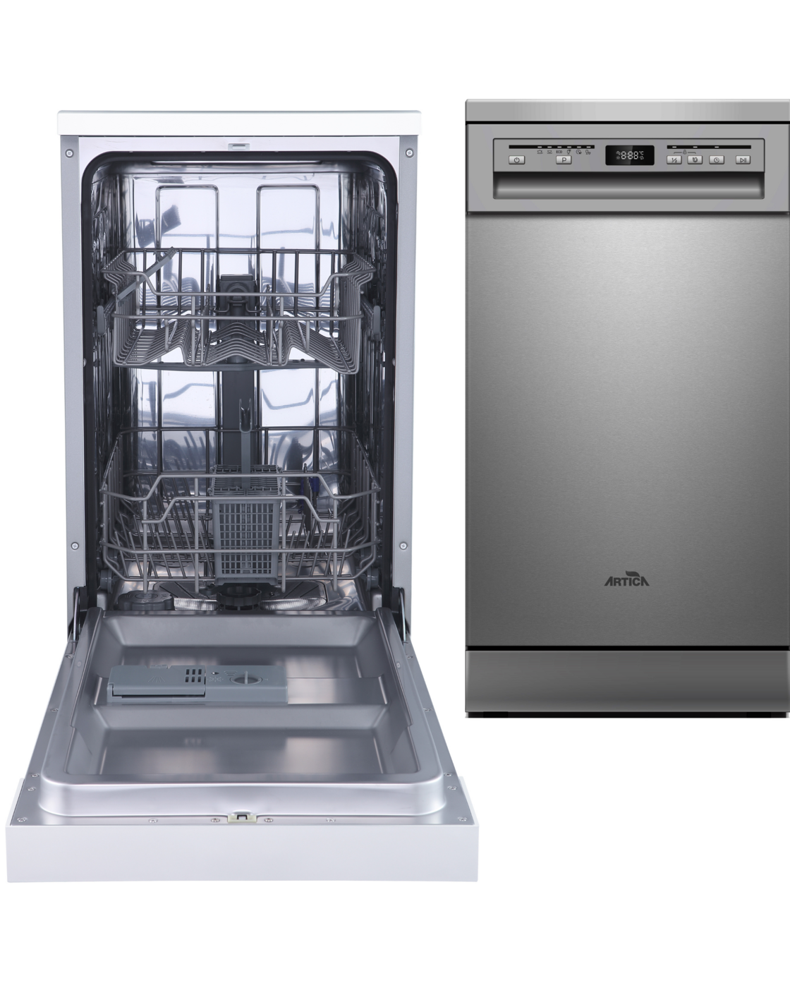 RENTAPLATS ARTICA ALV6451DX, 45CM, 49Db, DISPLAY, INOX, 9 SERVEIS RENTAPLATS ARTICA ALV6451DX, 45CM, 49Db, DISPLAY, INOX, 9 SERVEIS