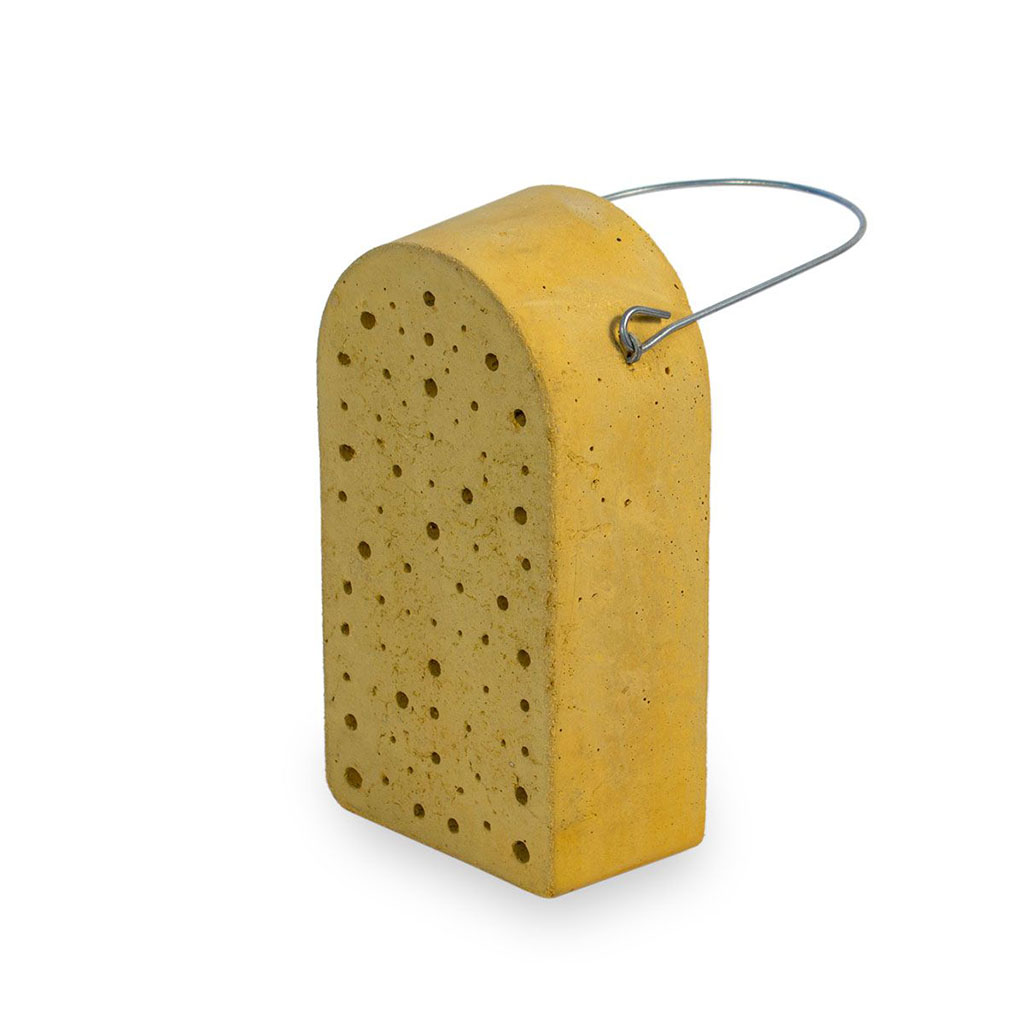 Nido para himenópteros de cemento-madera