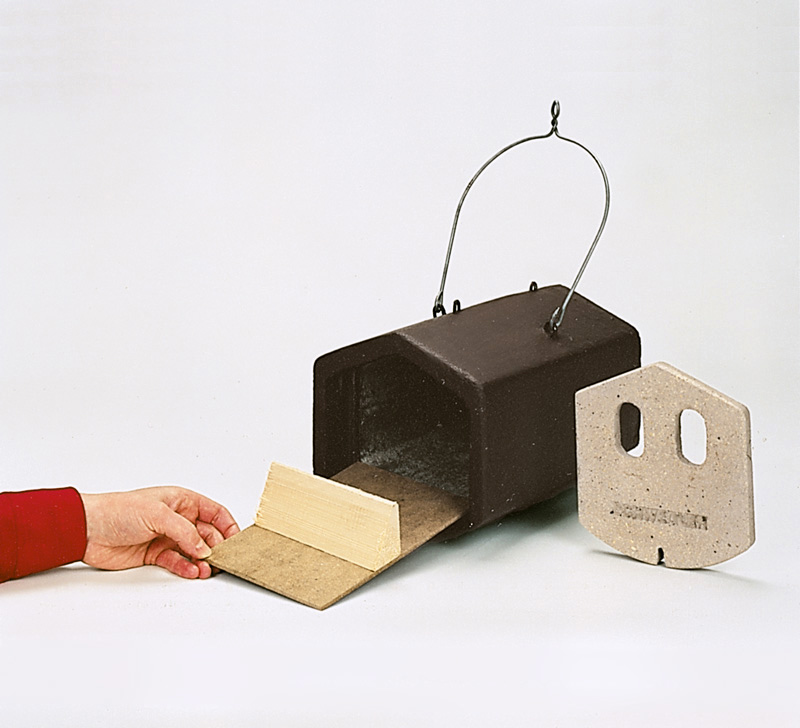 1N Caja nido para gorrión molinero o colirrojo