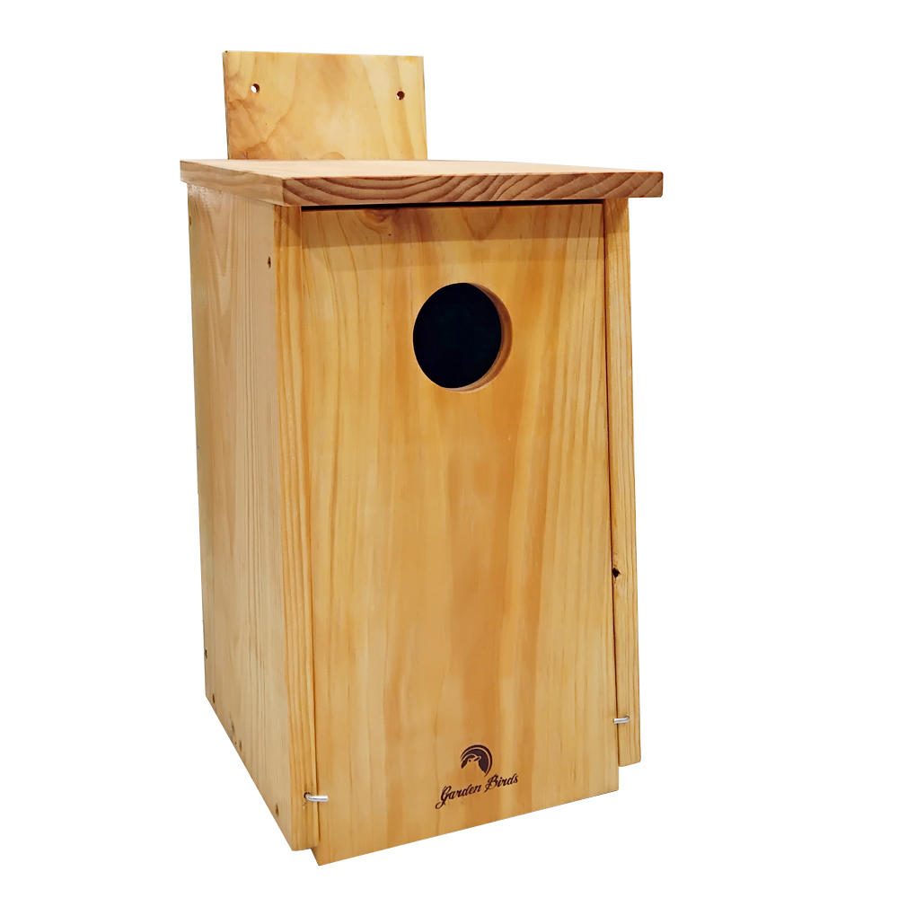 Caja nido para carraca en madera tratada