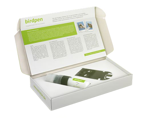BIRDPEN Marcador transparente para evitar el choque de aves en cristales