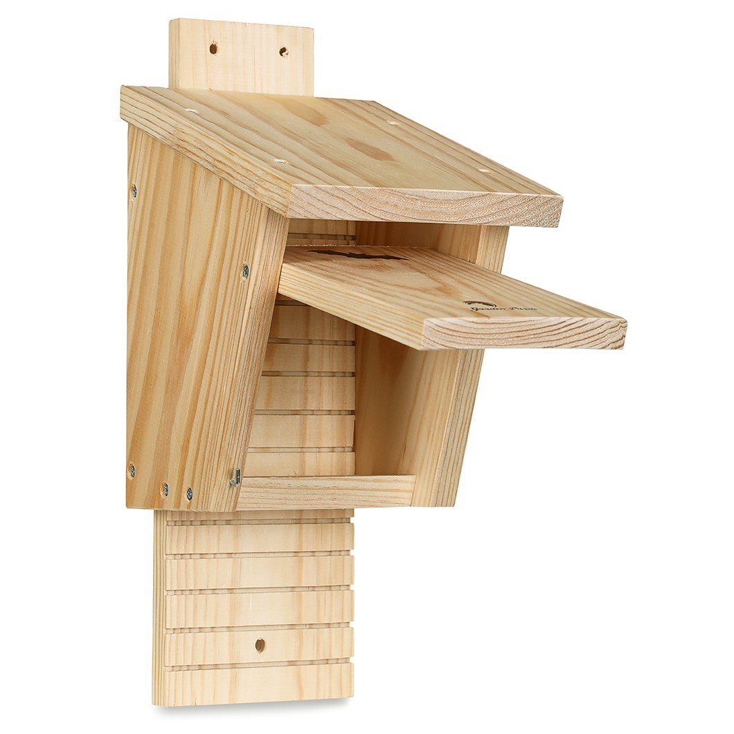 Caja nido de madera para murciélagos