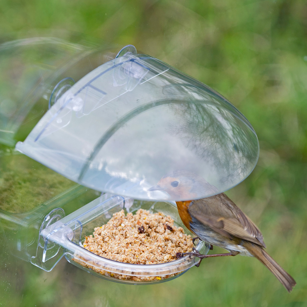 ILR-TTRC Cobertor para comedero para aves silvestres para ventana  