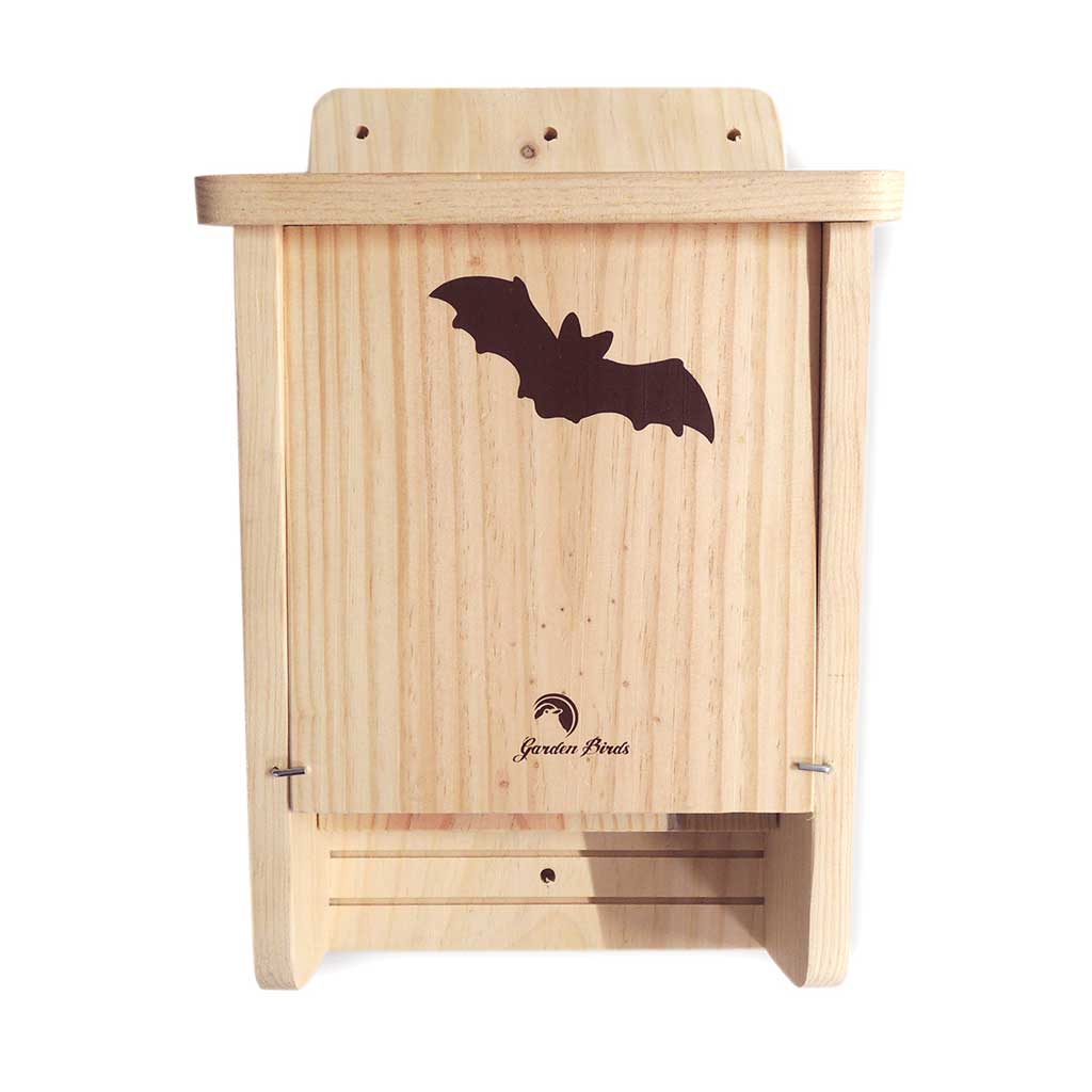 Caja nido de madera para murciélagos doble cavidad