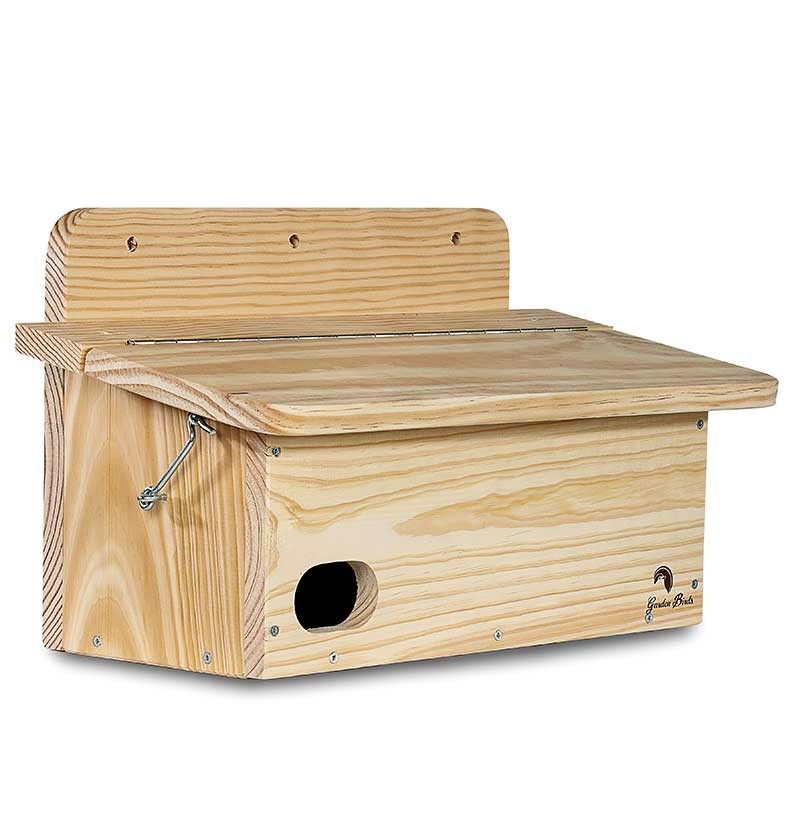 Caja nido de madera para vencejo