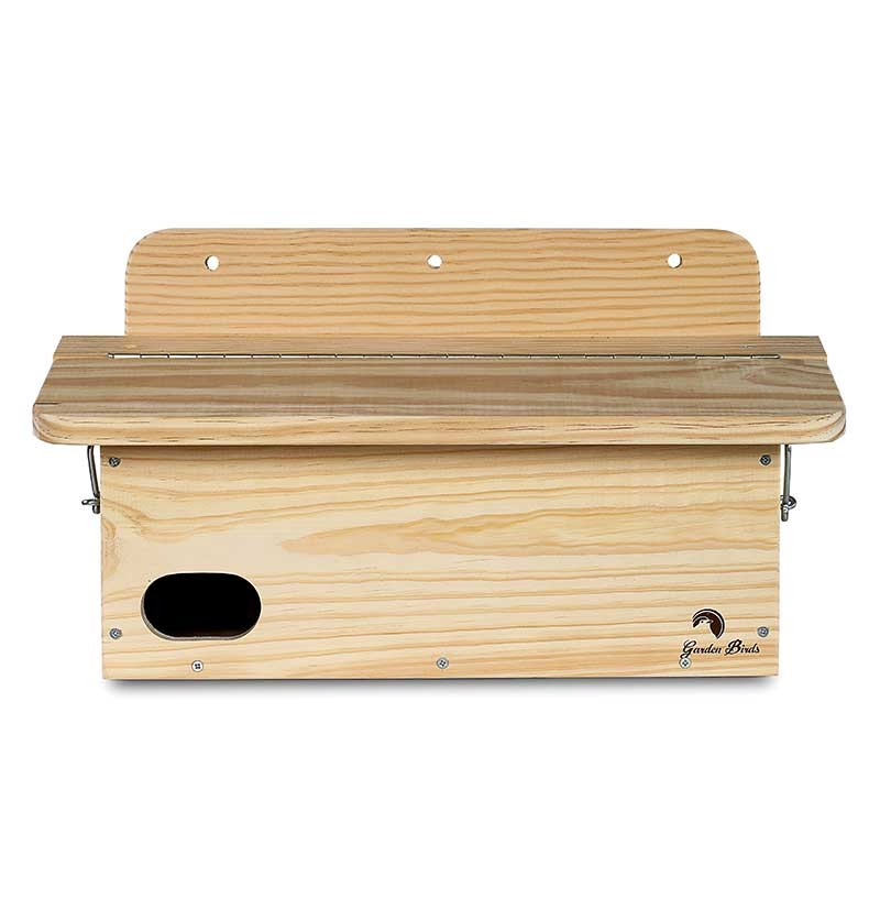 Caja nido de madera para vencejo