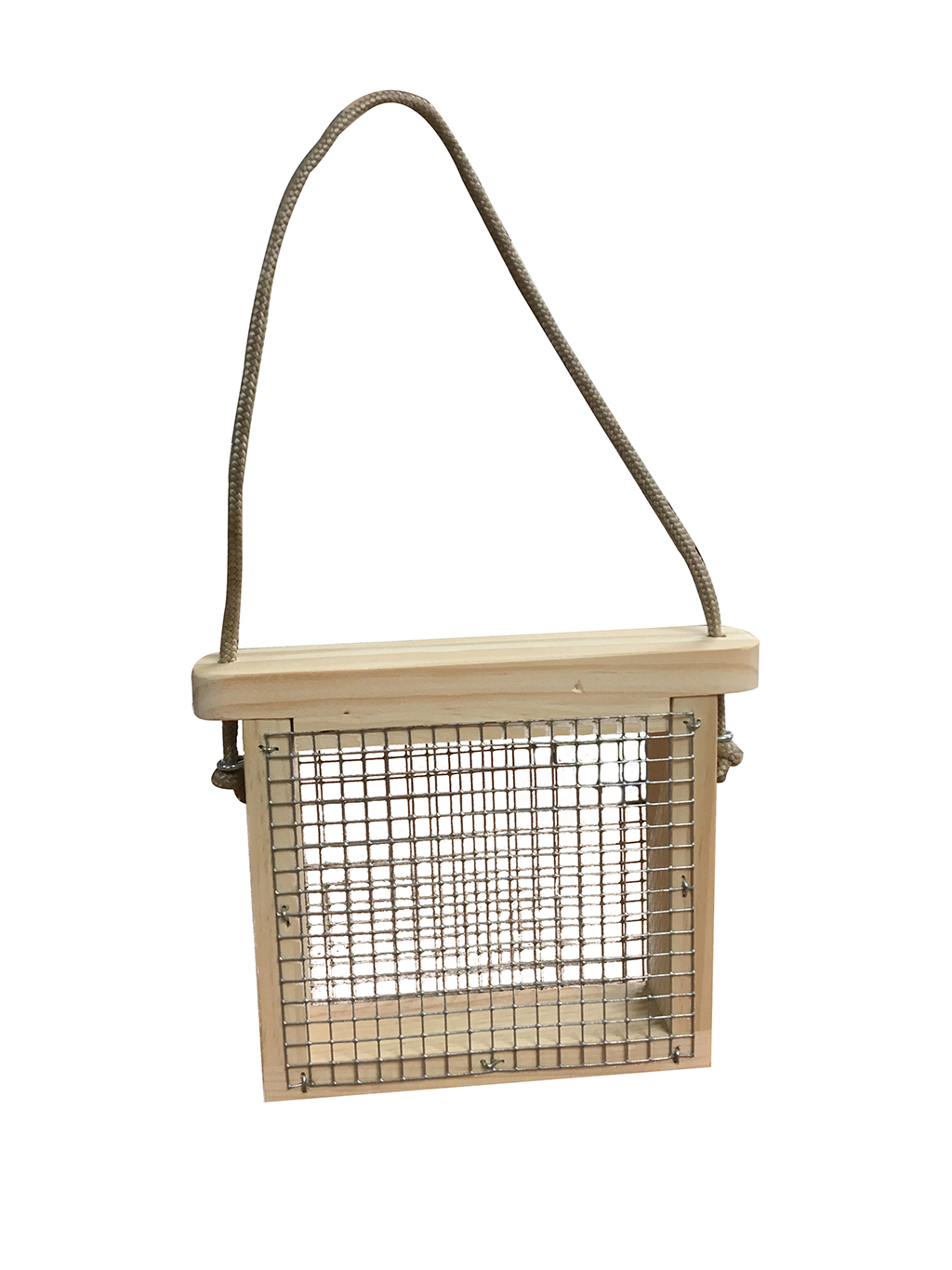 Comedero de madera modelo Cesta