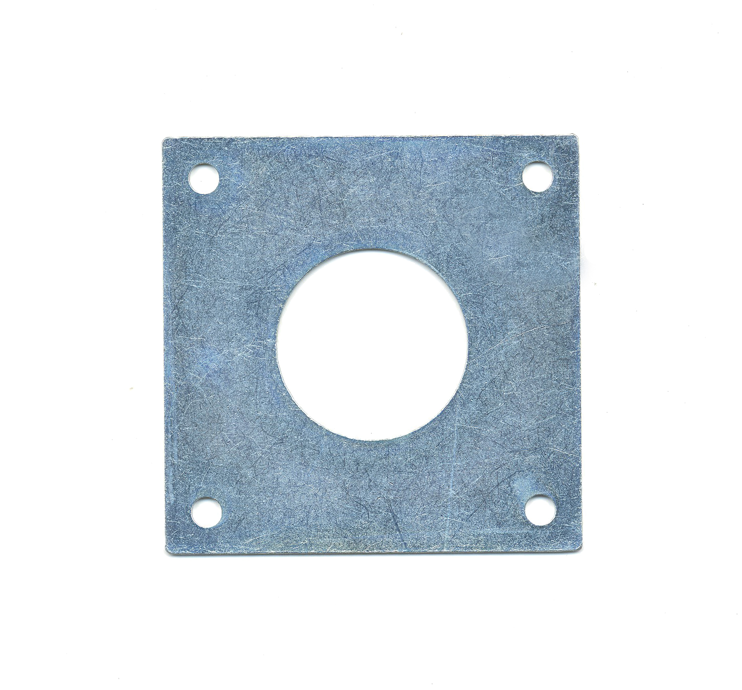 Placa metálica cincada antipícidos 26mm