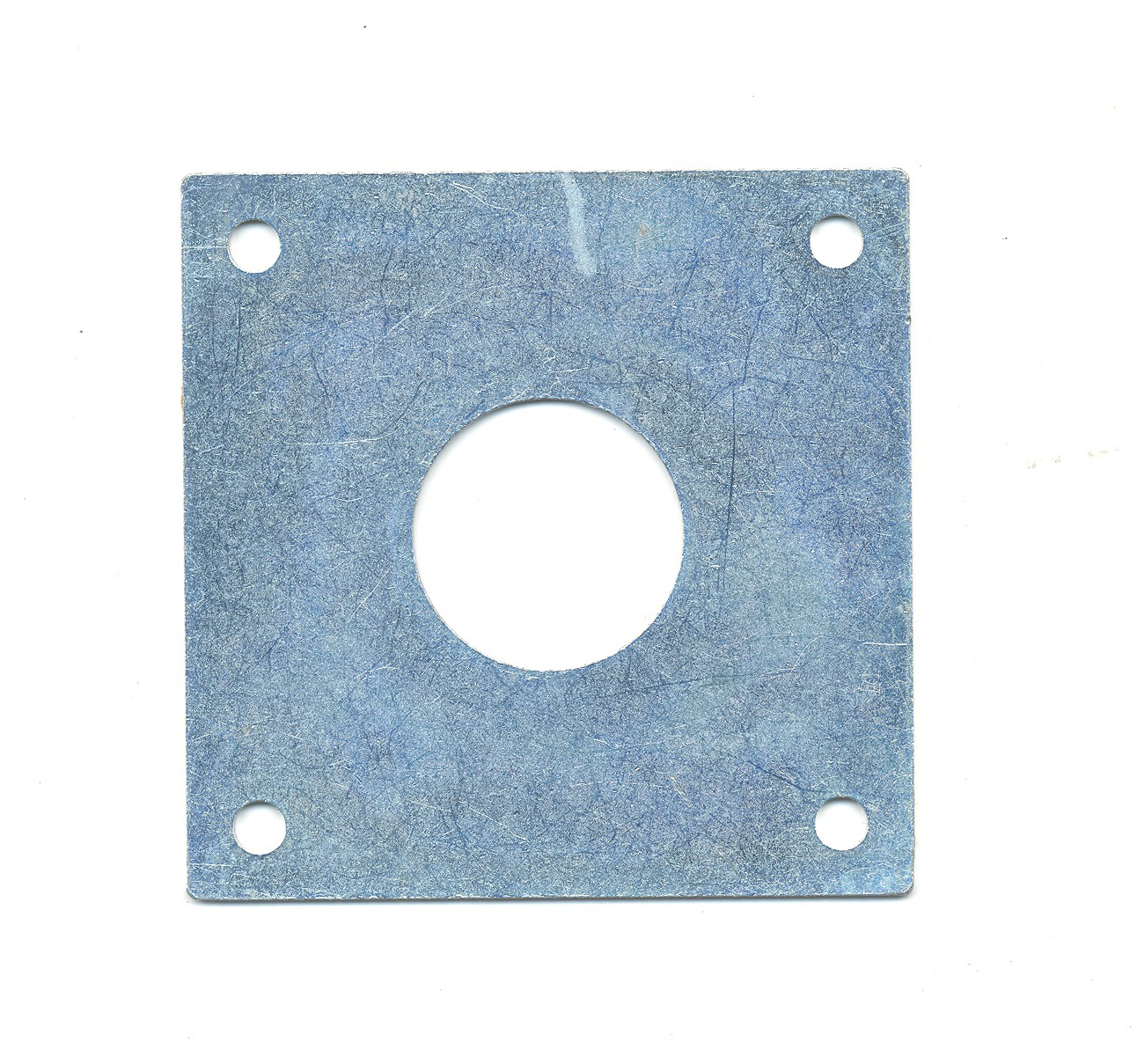 Placa metálica cincada antipícidos 32mm