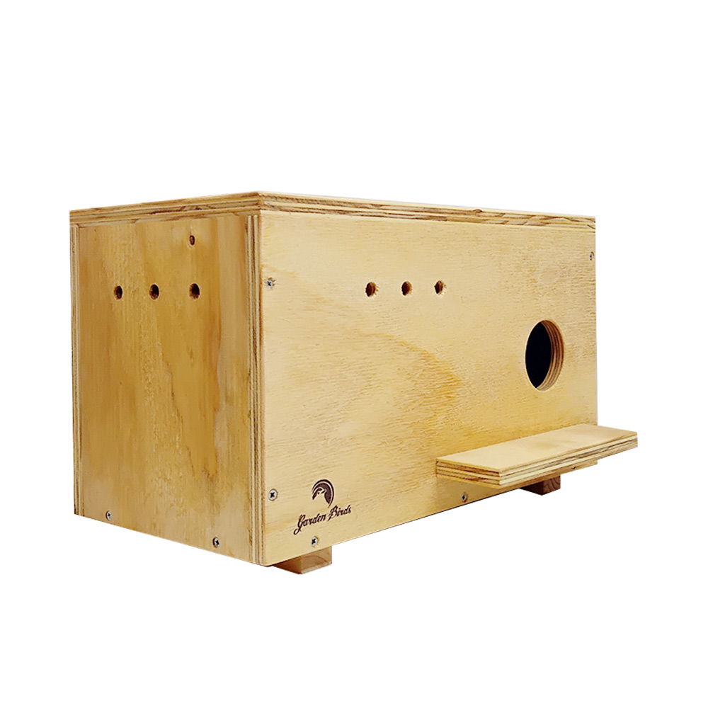 Caja nido para cernícalo primilla en madera tratada
