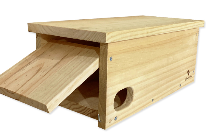 Caja nido de madera para vencejo básica