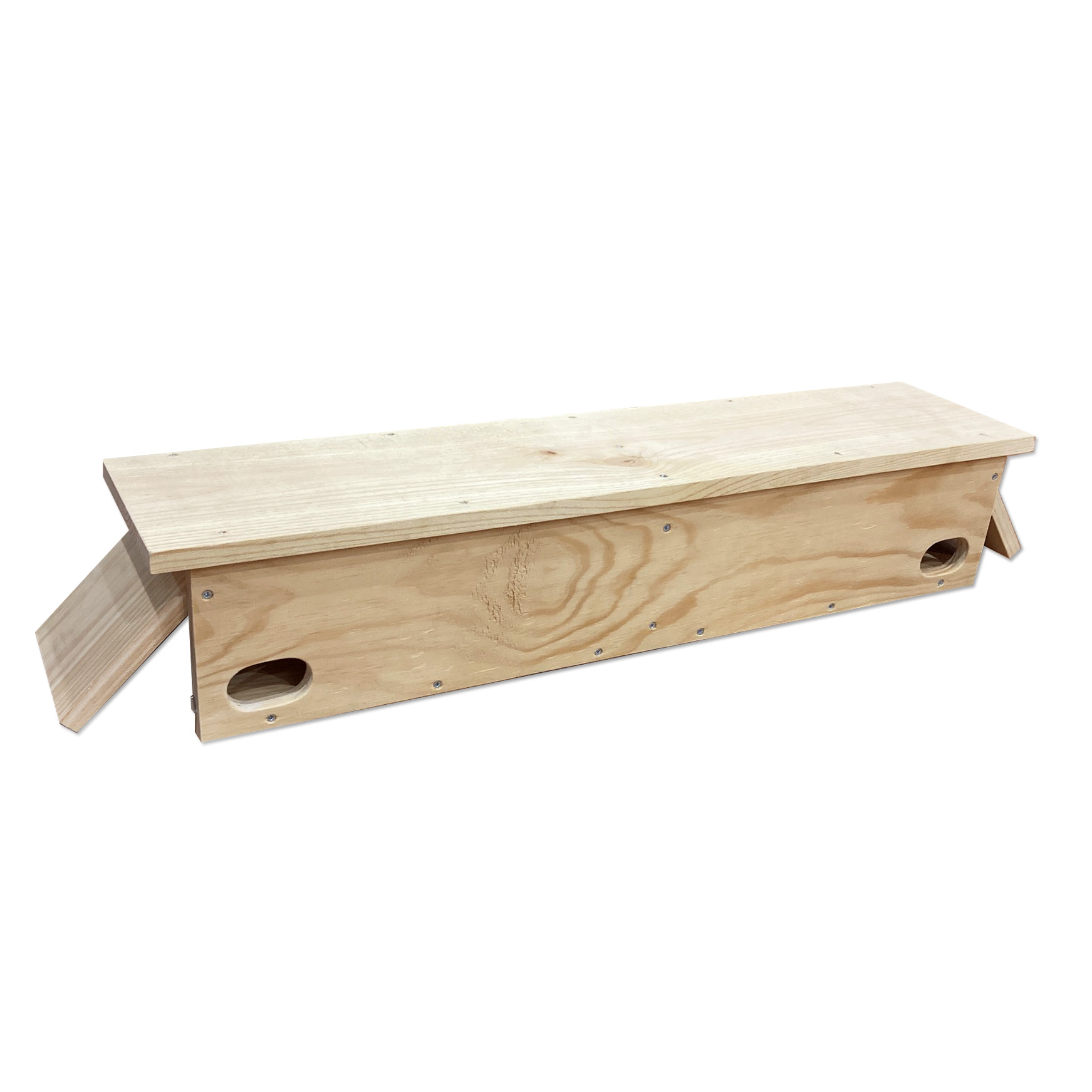 Caja nido de madera para vencejo doble
