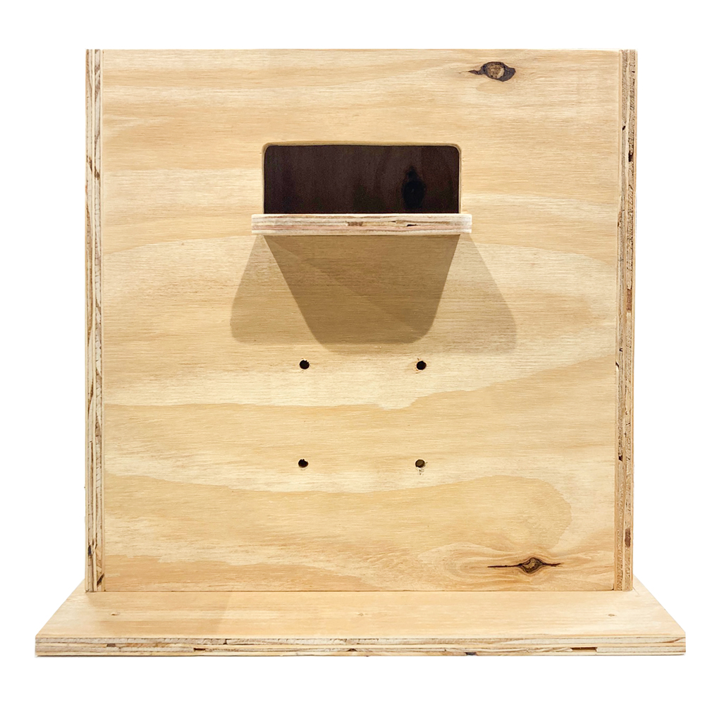 Caja nido de madera para vencejo real