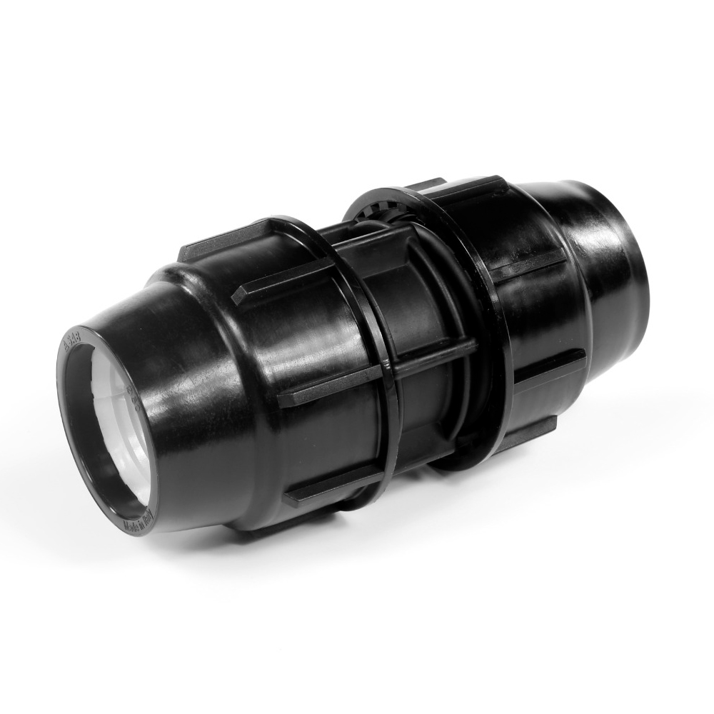 Enlace recto fitting PE para tubería de 25mm 1