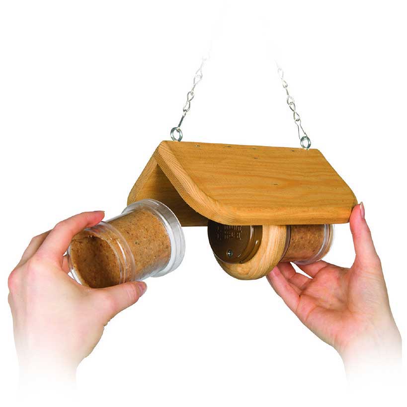 FB-THD Treehouse duplex comedero Flutter Butter para botes de sebo