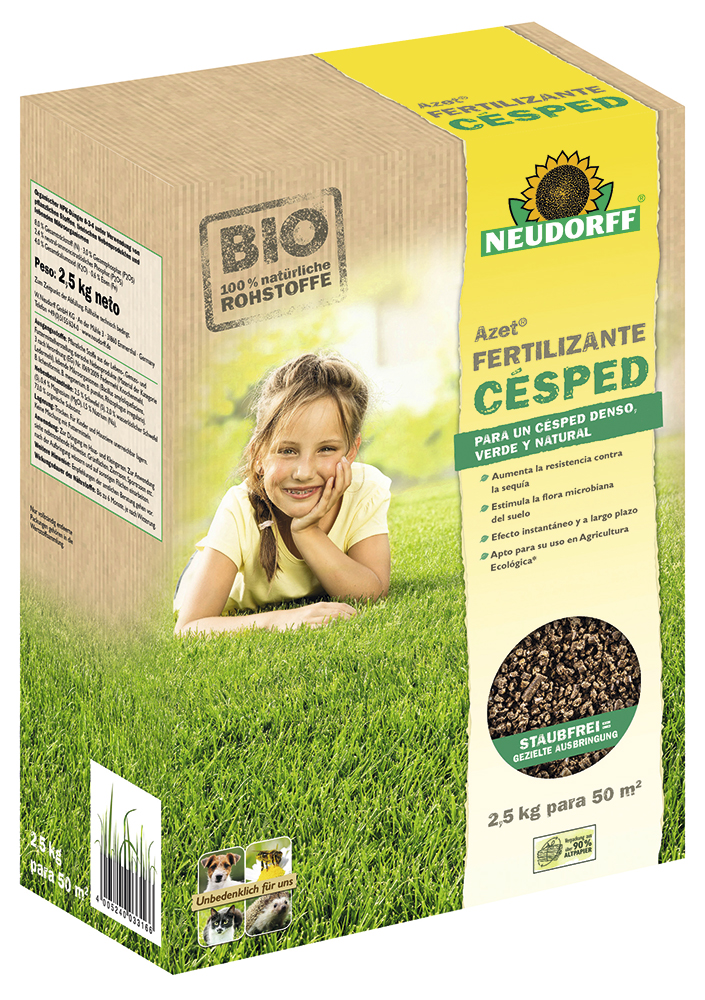 Fertilizante para césped Neudorff 2,5 kg