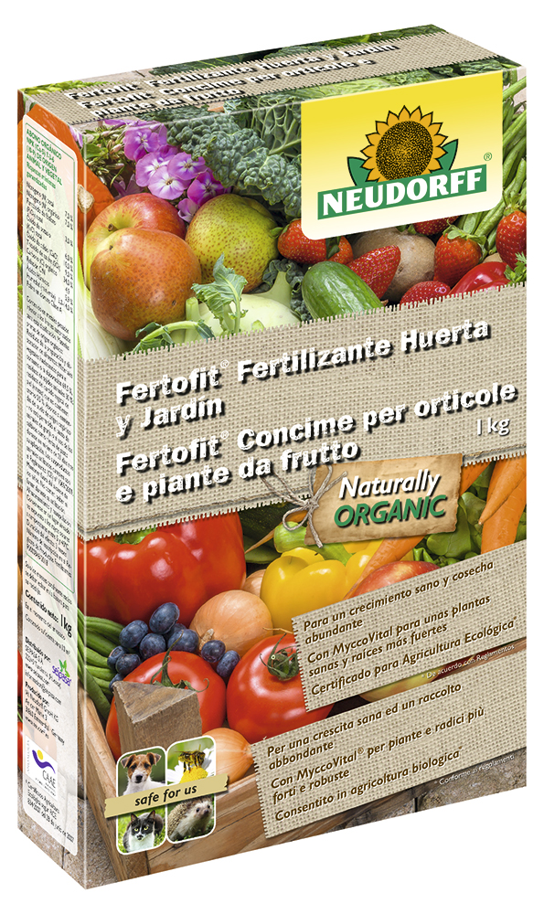 Fertilizante huerta y jardín 1kg Neudorff