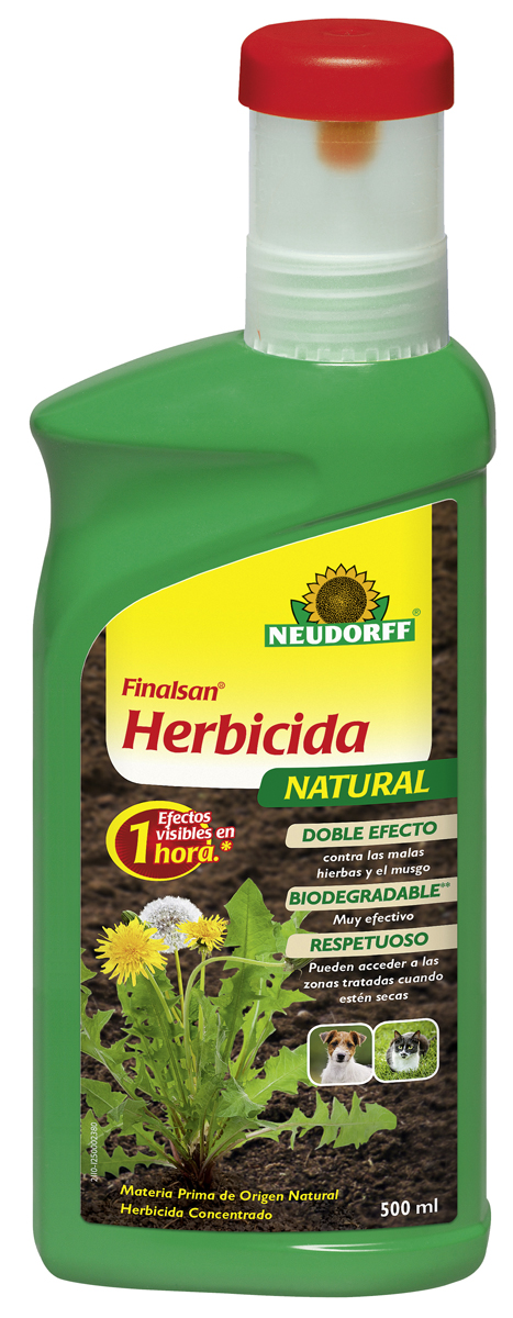 Herbicida natural Finalsan (sin glifosato) concentrado 500 ml Neudorff