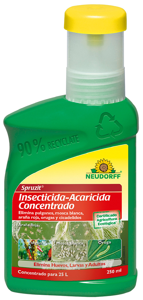Insecticida-Acaricida concentrado ecológico Spruzit 250 ml