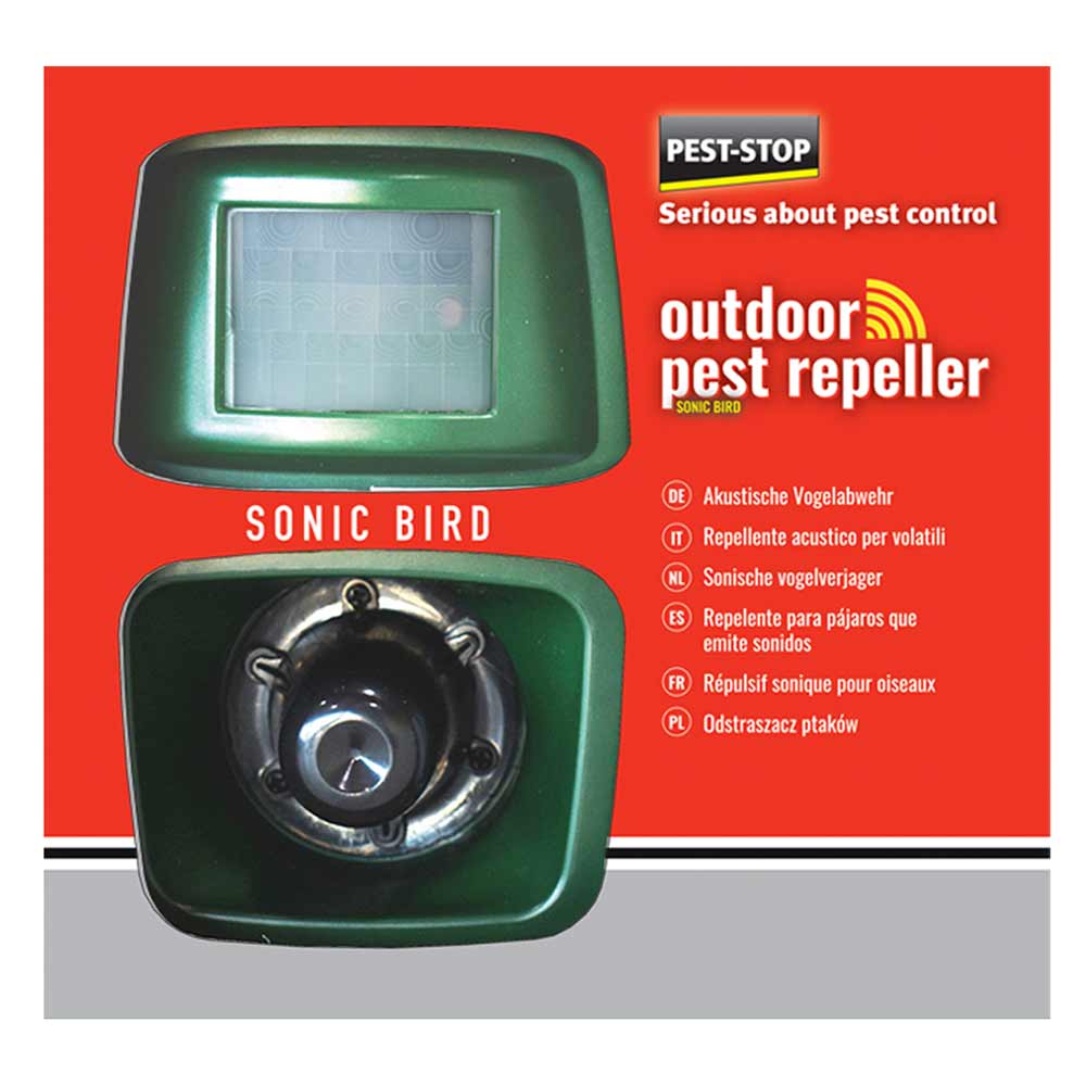 Repelente de aves electrónico por sonidos Sonic Bird 