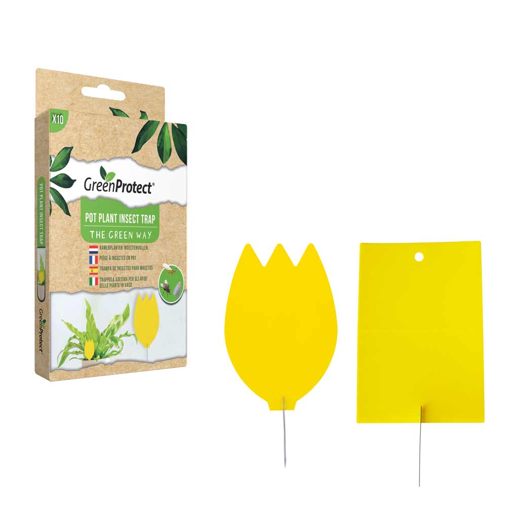 Trampa cromática para la captura de insectos en macetas 10 unid. 1