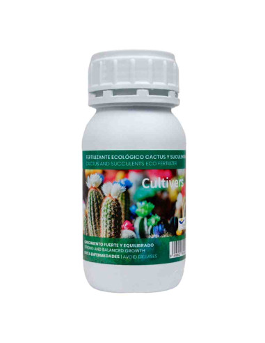 Abono Cactus líquido ecológico 250ml Cultivers 1