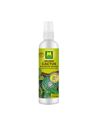 Abono foliar Cactus y Plantas Crasas 250ml Massó 1