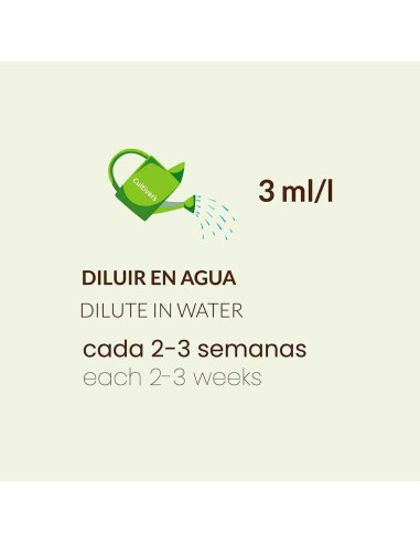 Abono Hortensias líquido ecológico Cultivers 250 ml 6