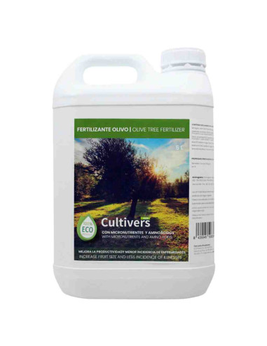 Abono Olivo líquido ecológico Cultivers 1 litro
