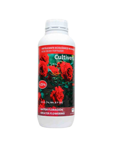 Abono Rosales líquido ecológico Cultivers 250 ml 3