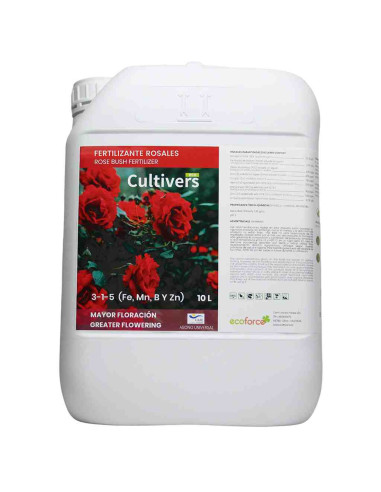 Abono Rosales líquido ecológico Cultivers 250 ml 5