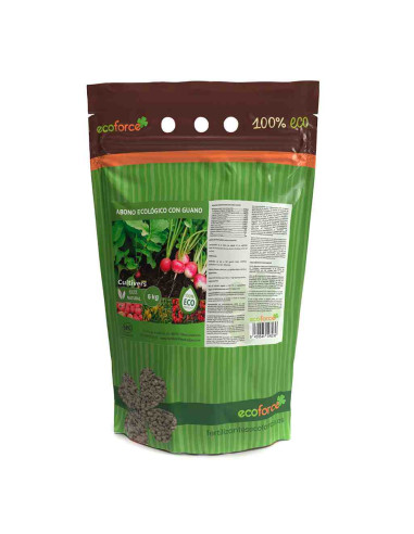 Abono universal granulado ecológico con guano Cultivers 1 kg