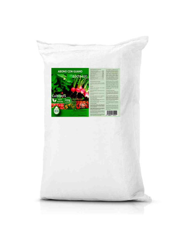 Abono universal granulado ecológico con guano Cultivers 1 kg