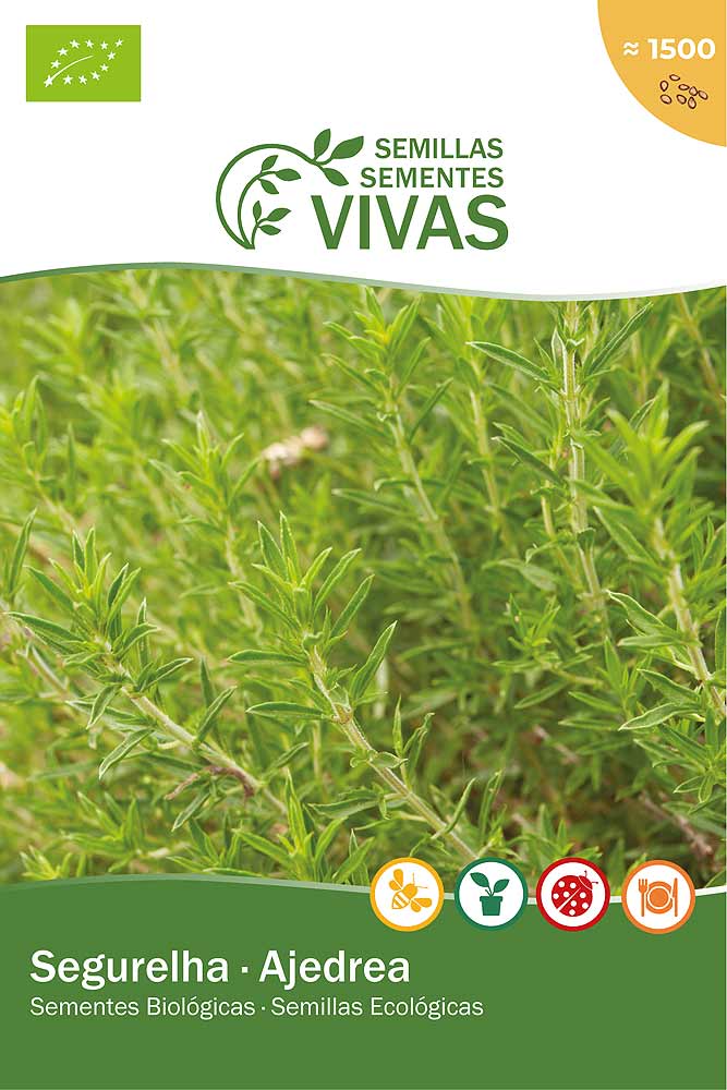 Semillas ecológicas de ajedrea