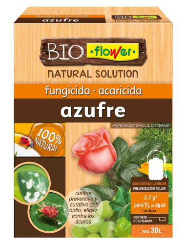 Azufre BioFlower fungicida y acaricida 6x15g 1