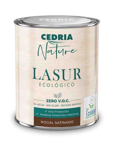 Barniz ecológico Cedria Nature Lasur 4L Roble