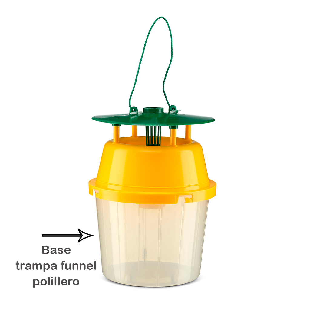 Tapa para la trampa mosquero y base para la trampa funnel polillero 2