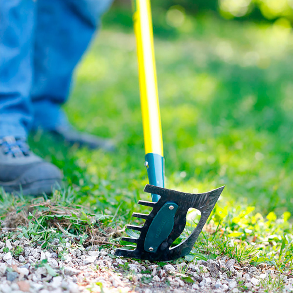 Binador-azada y rastrillo de jardín con mango de madera de 150cm naturOvert Leborgne 4