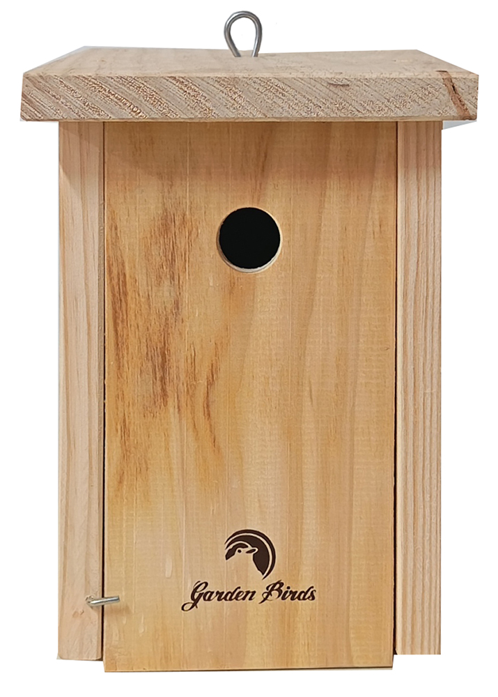 Caja nido de madera para pájaros para colgar 32mm 1