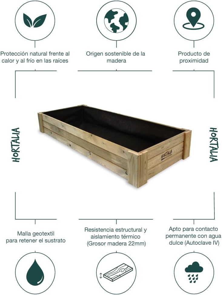 Cajón de cultivo Box XXL30 Hortalia 4