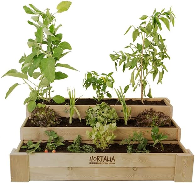 Cajón de cultivo Box Stairs 120 Hortalia 5