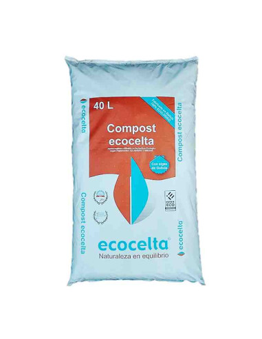 Compost Ecológico Ecocelta 40L en palé (60 sacos de 40L) - Envío gratuito 1