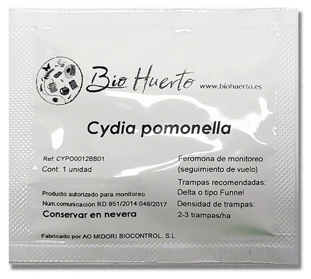 Feromona sexual para monitoreo de Cydia pomonella (carpocapsa)
