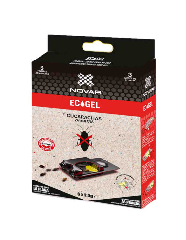 Ecogel trampa cucarachas (6 unidades) 1