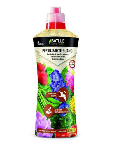 Fertilizante ecológico Guano 1250ml Batlle