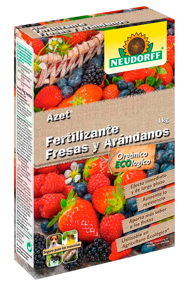 Fertilizante fresas y arándanos 1 kg Neudorff