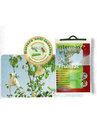 Fruitsac. Protectores para frutas 17x22cm 50 unid.